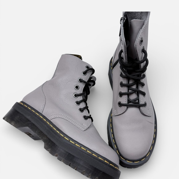 Dr. Martens Shoes - Dr. Martens Jadon III Pisa leather platform boots